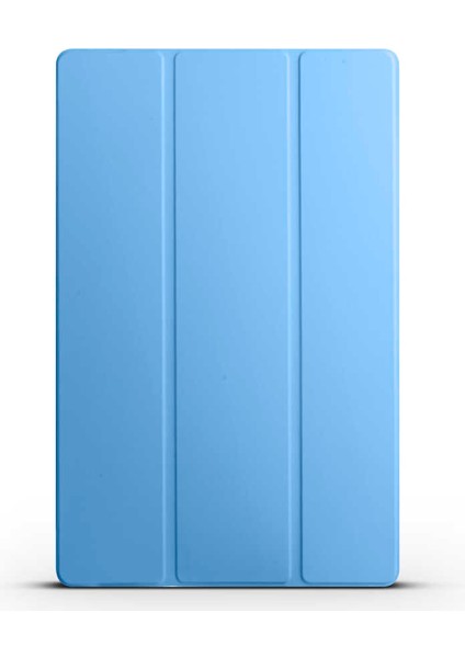 Galaxy Tab S10 Plus Uyumlu Smart Cover Standlı 1-1 Kılıf Mavi