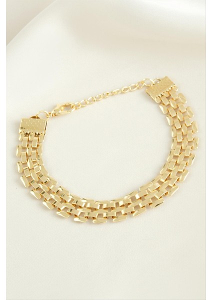 Hasır Şekilli Zincir Bileklik