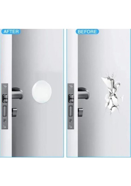 Şeffaf Silikon Mobilya ve Kapı Durdurucu Darbe Pedi 4'lü Set