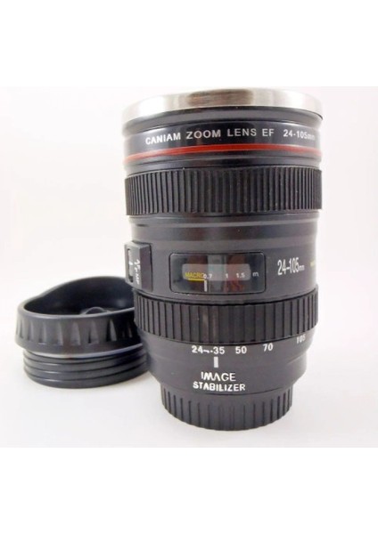 Objektif Görünümlü Termos Bardak