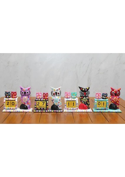 Ahşap Tekli Baykuş Takvim fiyatları