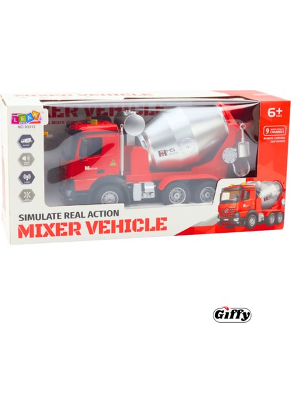 Uzaktan Kumandalı 30 cm Damperli Kamyon ve Beton Mikseri Full Fonksiyon Şarjlı Iş Makinesi Kamyonet ve Beton Mikseri5 Mod Ses Efekt Işıklı Yukarı Aşağı Hareketli Damper Full Fonksiyon Iş Araçları