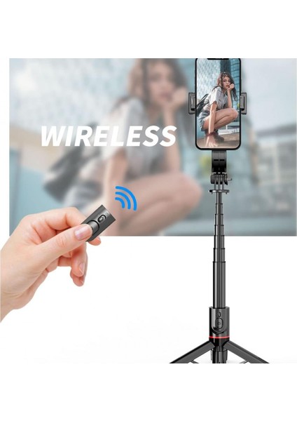 T16 Selfie Çubuğu Uzaktan Kumandalı 106 Cm Tripod Özçekim Alüminyum Masa Üstü Tripod modelleri