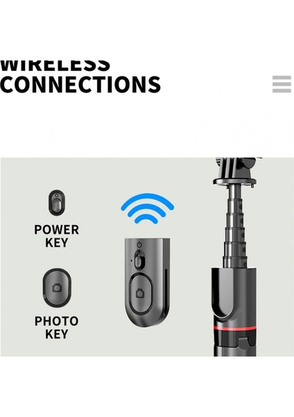 T16 Selfie Çubuğu Uzaktan Kumandalı 106 Cm Tripod Özçekim Alüminyum Masa Üstü Tripod indirimleri