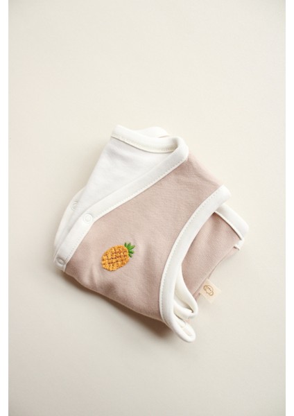 Ananas Nakışlı Çift Taraflı Yelek indirimleri