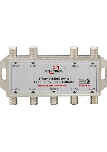 Powermaster 5-2050 Mhz 1/8 Uydu Anten Dağıtıcı / Çoğaltıcı Diseqc Switch fiyatları