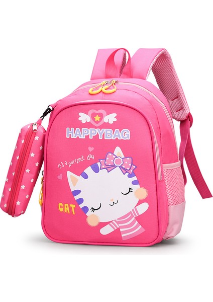 Kalem Çantası ile Anaokulu Okul Çantası 3-6 Yaş Sevimli Çocuk Hafif Sırt Çantası (Yurt Dışından)