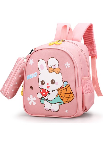 Çocuk Okul Çantası 3-5-6 Yaş Kalem Çantası ile Anaokulu Sırt Çantası Kız Hafif Sevimli Sırt Çantası (Yurt Dışından)