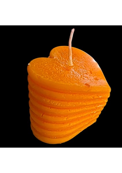 Dekoratif Kalp Figürü Kokul Mum