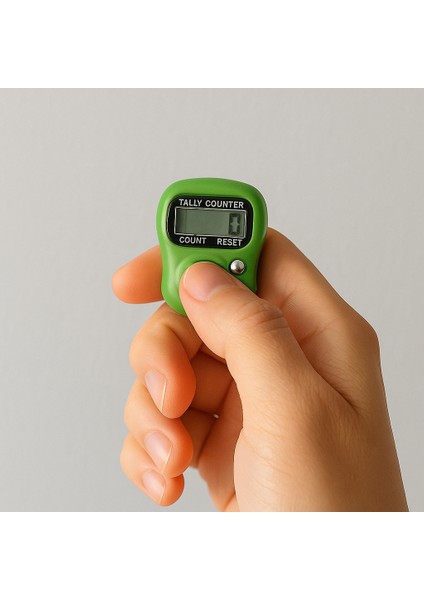 ⏱️ Parmak Kayışlı Dijital Sayaç – Zikirmatik / Tally Counter (Karışık Renk Seçenekleri) fiyatları