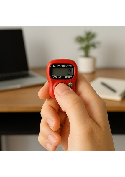 ⏱️ Parmak Kayışlı Dijital Sayaç – Zikirmatik / Tally Counter (Karışık Renk Seçenekleri) modelleri
