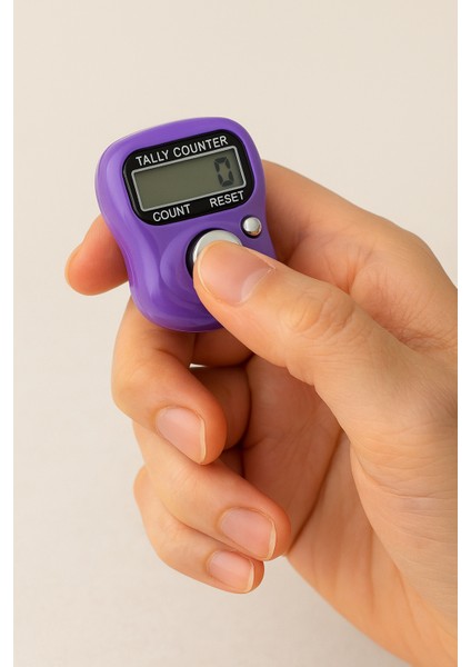 ⏱️ Parmak Kayışlı Dijital Sayaç – Zikirmatik / Tally Counter (Karışık Renk Seçenekleri) fırsatları