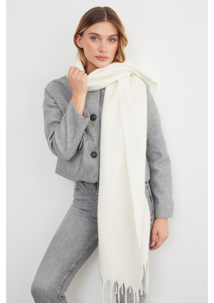 Basic Püsküllü Şal