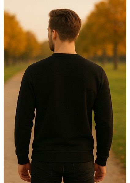 Cora Bisiklet Yaka Erkek Sweatshirt Siyah fiyatları