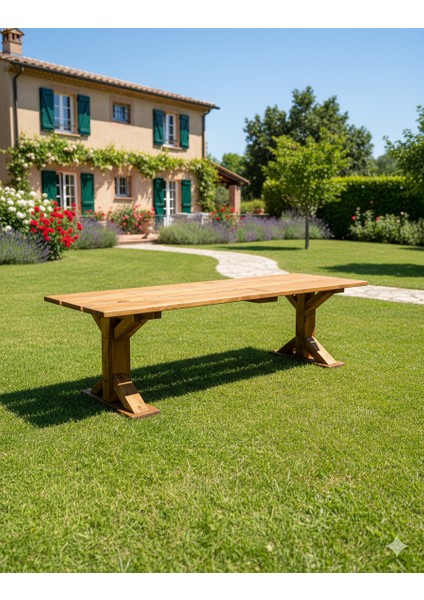 Masif Ahşap Bank Mutfak Bankı Bench 100CM*30CM Cevız Renk
