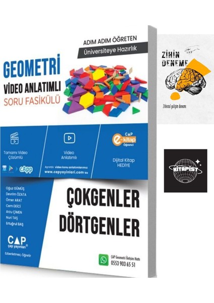 Çokgenler ve Dörtgenler Konu Anlatımlı Soru BANKASI+ZIHINDENEME-KD537