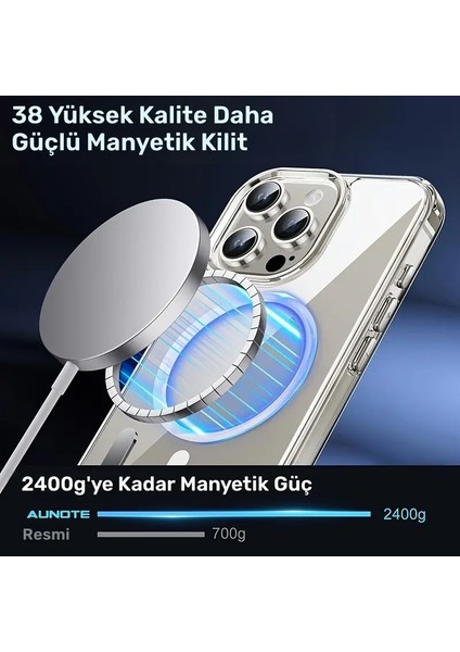 Iphone 16 Pro Mağsafe Sert Mika Kılıf Hızlı Şarj Uyumlu fırsatları
