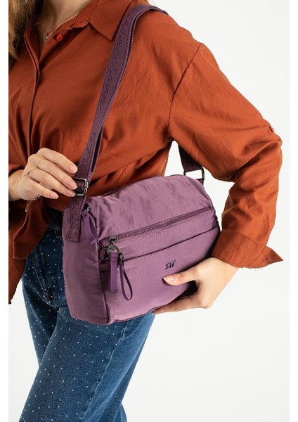 Kadın Postacı Çanta 26*23 cm Hafif Poliamid Su Itici Yumuaş Kumaş Çapraz Askılı Omuz Çantası