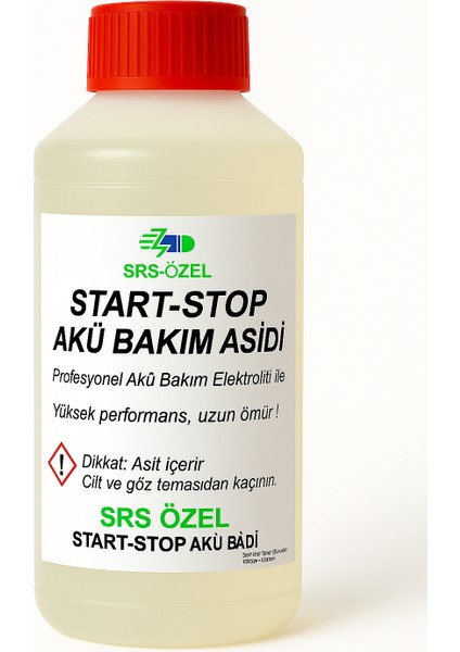 START-STOP Akü, Akü Bakım Asidi, AGM Akü