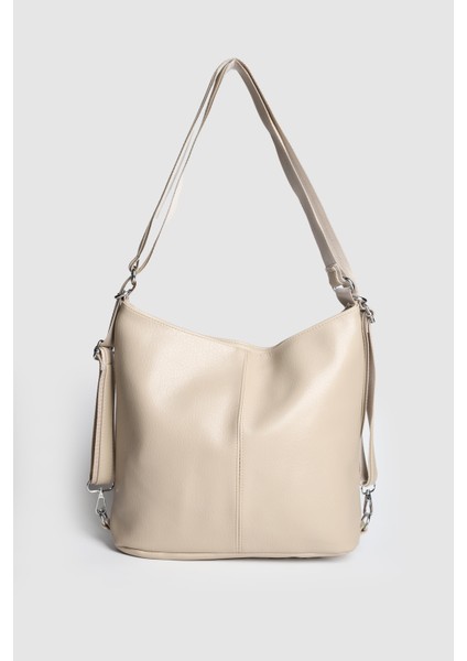 Lagraccio Paris Kadın Labe Yumuşak Deri Sırt ve Kol Çantası Vizon fiyatları