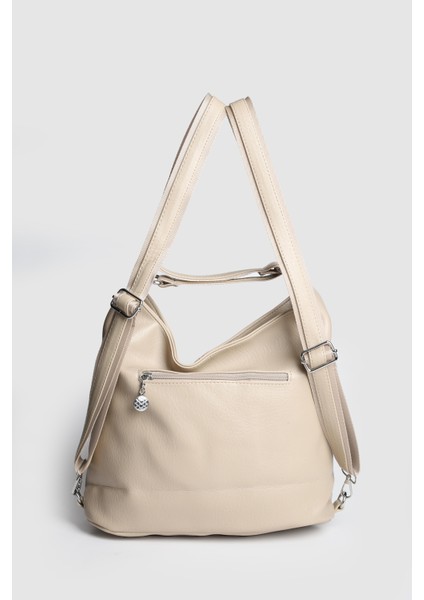 Lagraccio Paris Kadın Labe Yumuşak Deri Sırt ve Kol Çantası Vizon fırsatları