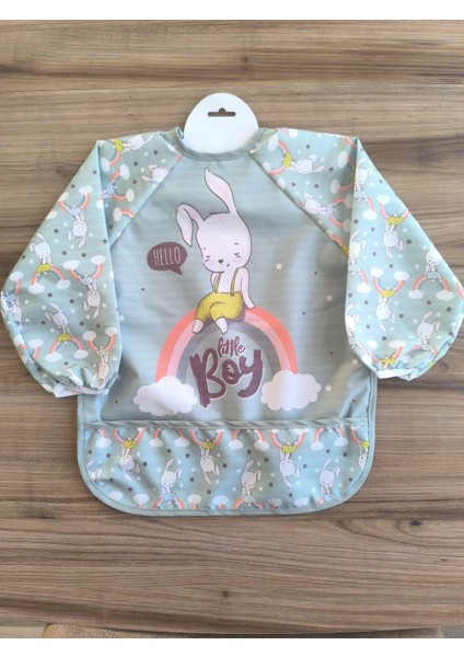 Laura Baby Uzun Kollu Sıvı Geçirmez Mama ve Aktivite Önlüğü indirimleri