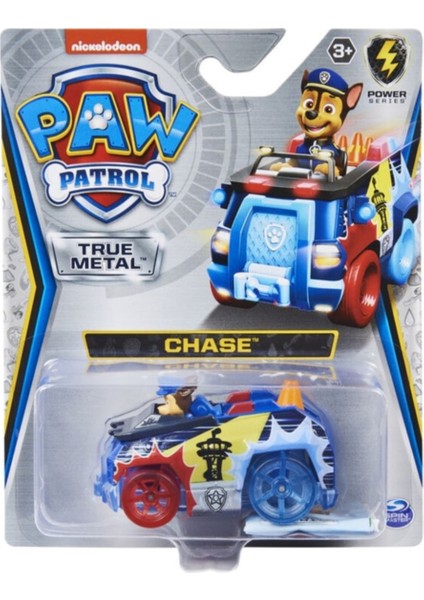 True Metal Chase Koleksiyonluk Pres Döküm Araç, Güç Serisi 1:55 Ölçekli