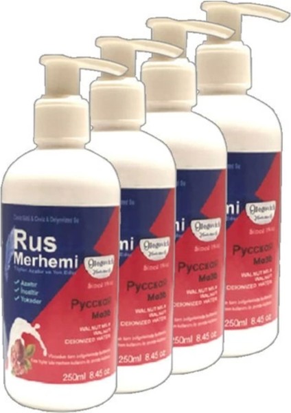 4lüx 250 ml Tüylere Krem Ceviz Sütlü & Cevizli Russ Merhemi