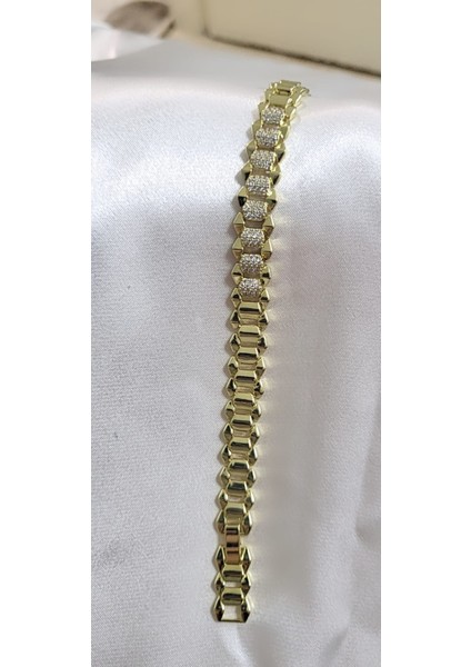 Çelik Zirkon Taşlı Kordon Model Bileklik fiyatları