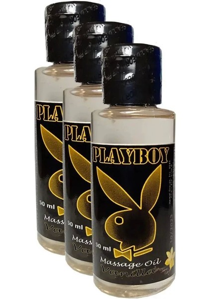 Vanilla Flavored Massage Oil 50ML Vanilya Aromalı Masaj Yağı x 3 Adet