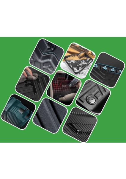 Fiat Fiorino Dizel 2007-2008-2009-2010-2011-2012-2013-2014-2015-2016-2017-2018-2019 4d Carbon Desen Premıum Paspas