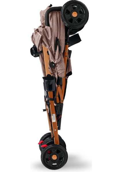 Comfymax Tam Yatar Baston Bebek Arabası – Wood Brown indirimleri