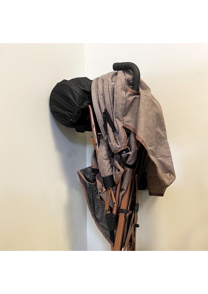 Comfymax Tam Yatar Baston Bebek Arabası – Wood Brown