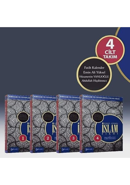Sualli-Cevaplı Islam Fıkhı 4 Cilt Takım - Ahmet Mahmut Ünlü fiyatları