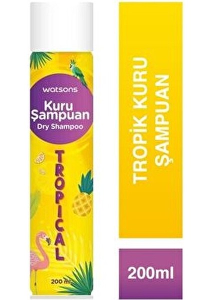 Tropik Kuru Şampuan Canlandırıcı Etki 200 ml 3 Adet Kadın Kullanıcılar İçin fiyatları