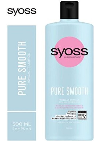 Micellar Şampuan Silikon ve Paraben İçermeyen 500 ml X 2 Kadın Kullanıcılar İçin fırsatları