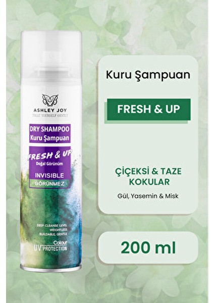 Kuru Şampuan Doğal Görünüm ve Canlandırıcı Etki 200 ml Tüm Saçlar İçin modelleri