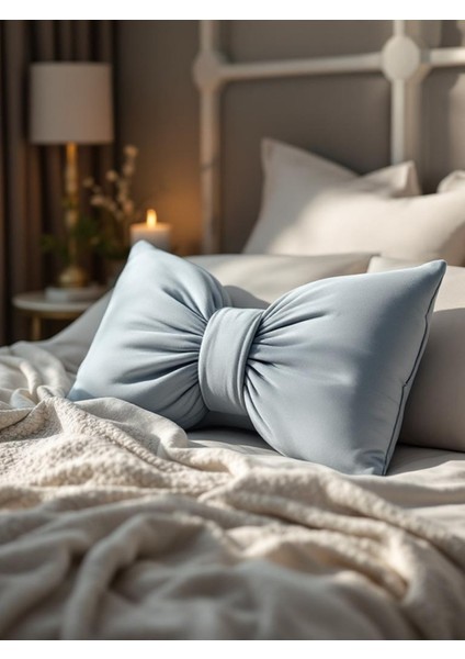 Fiyonk Görünümlü Dekoratif Yastık Dolgulu Fiyonk Kurdele Hediye Yastık Kırlent Minder fiyatları