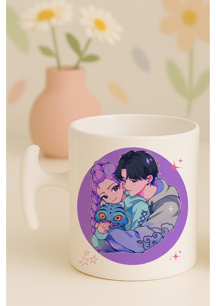 Rumi & Jinu, Kpop Demon Hunters, Hammer Kulplu Kupa Bardak, Hediyelik