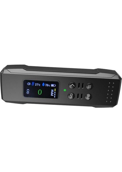 Taşınabilir Elektrokimyasal Sensör Co Test Merkezi LCD Ekran Ppm Dedektörü Sesli Işık Alarmı ve Düşük Pil Hatırlatıcı Siyah (Yurt Dışından) indirimleri