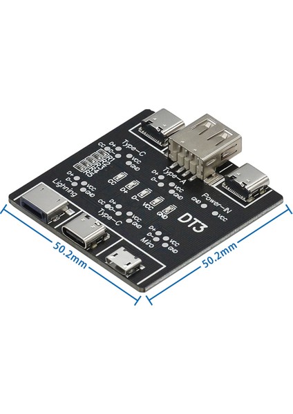 USB Veri Kablosu Mikro Tip-C Tip Port Dt3 USB Kablo Test Cihazı Hızlı Algılama Hafif Ağırlık (Yurt Dışından) modelleri