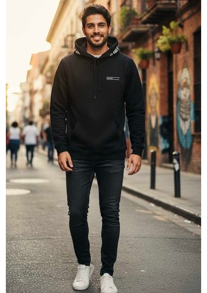 Gavi Kapüşonlu Erkek Sweatshirt Lacivert fırsatları