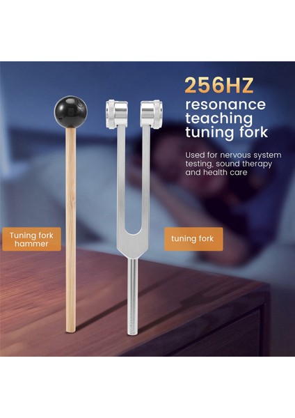 256Hz 256C Alüminyum Alaşım Ayarlama Çatal Sinir Sistemi Testi Için Çekiçli Ses Iyileştirme Terapisi Sağlık Hizmetleri (Yurt Dışından) indirimleri