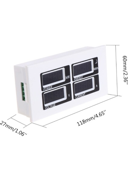 PZEM-004 Tek Fazlı Güç Enerji Ölçer Kırmızı LED Elektrikli Enstrüman Volt Amp Watt Kwh Göstergesi Ttl Modbus (Yurt Dışından) indirimleri