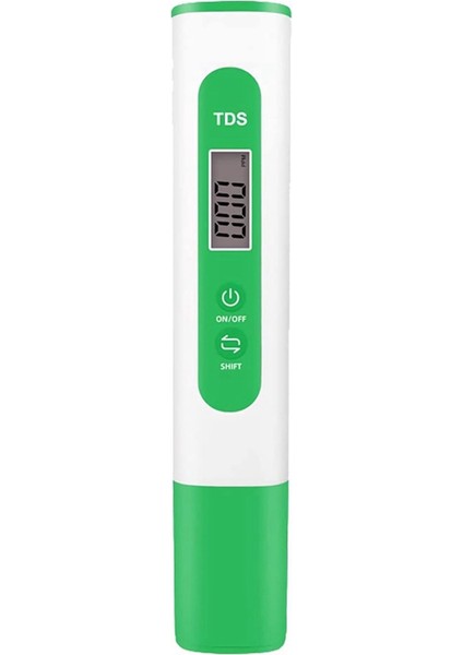 Tds Metre Dijital Su Kalitesi Test Cihazı, 0-999 Ppm Ölçüm Aralığı, 1 Ppm Artış,% 2 Okuma Doğruluğu (Yurt Dışından)