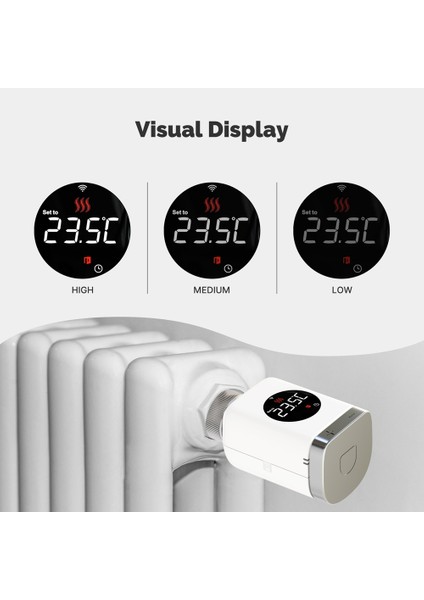 Smart Zigbee Termostatik Radyatör Vanası Trv Programlanabilir Uygulama Alexa Google Home Için Uzak Sıcaklık Denetleyicisi (Yurt Dışından) fiyatları