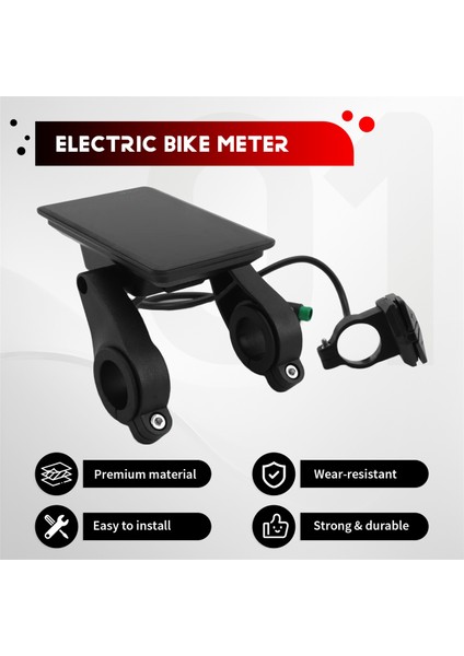 M7C-2 Elektrikli Bisiklet LCD Ekran Ölçer 24V 36V 48V 60V E Scooter LCD Panel USB Uart ile Dağ Elektrikli Bisiklet 5pin (Yurt Dışından) fırsatları