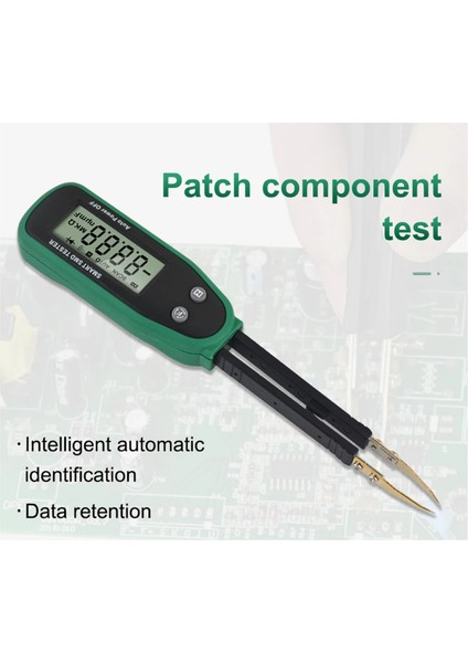 Akıllı Smd Test Cihazı Multimetre Otomatik Aralık Kapasitans Direnci Diyot Kapasitör Dönebilir LCD Ekran (Yurt Dışından)