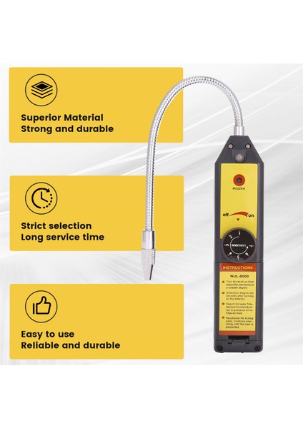 WJL-6000 Freon Sızıntı Dedektörü Halojen Sızıntı Dedektörü Soğutucu Gazı Hvac R22 R410A R134A R1234YF Cfcs Hcfc Dedektör (Yurt Dışından) fırsatları