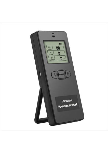 Ultraviyole Radyasyon Monitörü, Ev Ofisi Açık Mekan Muayenesi Için Dijital Uv Dedektörü Siyah (Yurt Dışından)
